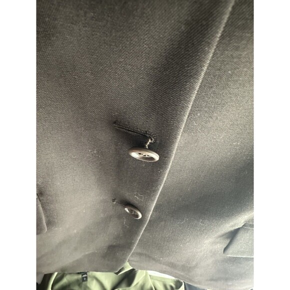 J Crew Blazer Sz L Jacket Wool Blend Brown Single Breast Button Brown Padded - Picture 4 of 4